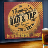 Personalized Bar Signs - Wooden Sign - Tavern Sign - Multiple Designs