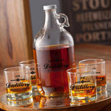 Personalized Whiskey Growler Set