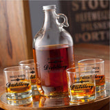 Personalized Whiskey Growler Set