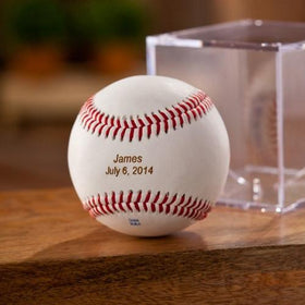 Personalized Baseball w/Stand