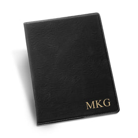 Personalized Portfolio - Faux Leather - with Note Pad - Executive Gift