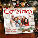 Personalized Rustic Holiday Picture Frame - All