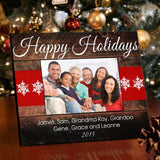 Personalized Rustic Holiday Picture Frame - All