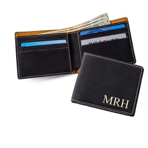 Personalized Wallets - Leatherette - Monogrammed - Executive Gifts