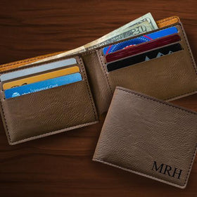 Personalized Wallets - Leatherette - Monogrammed - Executive Gifts