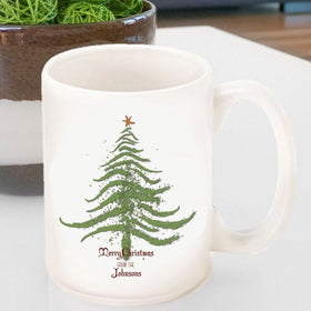 Personalized Vintage Holiday Coffee Mug - All