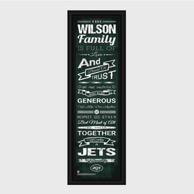 Personalized NFL Family Cheer Print & Frame - All NFL Team Available