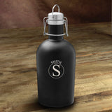 Personalized Growler - Beer - Stainless Steel - Black - 64 oz.