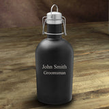 Personalized Growler - Beer - Stainless Steel - Black - 64 oz.