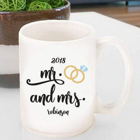 Personalized Coffee Mug - Mr. & Mrs.