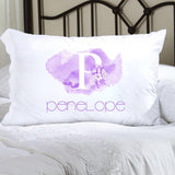 Personalized Kids Watercolor Pillowcase