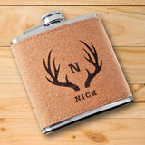 Personalized Flask - Cork-Sensual Baskets | Romance Baskets With Benefits