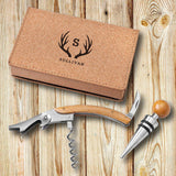 Personalized Wine Opener Set - Cork