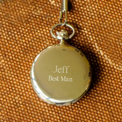 Personalized High Polish Pocket Watch