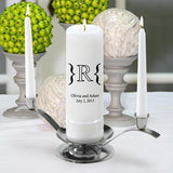 Personalized Premier Wedding Unity Candle w/Stand