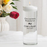 Personalized Floating Unity Candle