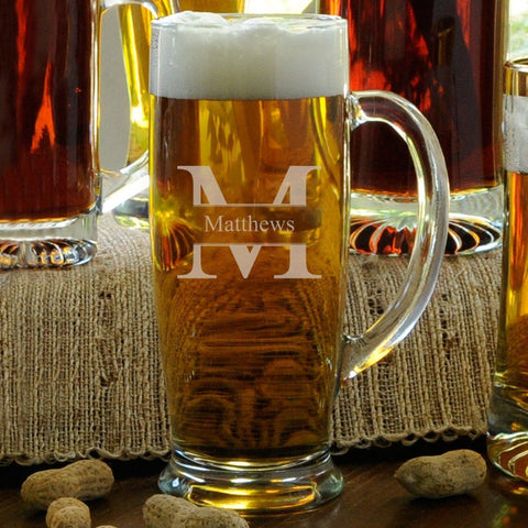 Personalized Slim Beer Mug