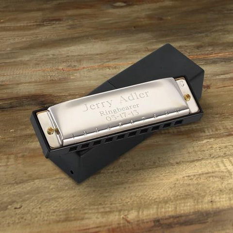 Personalized Stainless Steel Harmonica