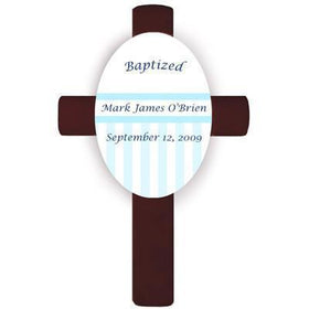 Personalized Children's Cross - Blue