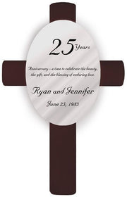 Personalized Anniversary Cross