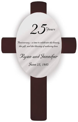 Personalized Anniversary Cross