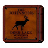 Custom Coasters - Cabin Series - Cabin Decor - Coaster Set