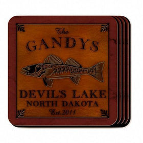 Custom Coasters - Cabin Series - Cabin Decor - Coaster Set