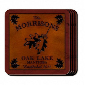 Custom Coasters - Cabin Series - Cabin Decor - Coaster Set