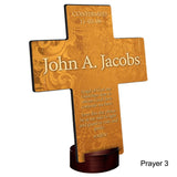 Personalized Gardens of Grace Cross with Stand