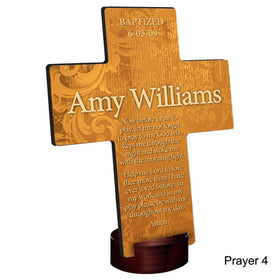 Personalized Gardens of Grace Cross with Stand