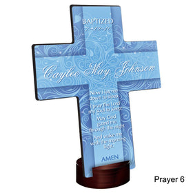 Personalized Twinkling Star Cross with Stand