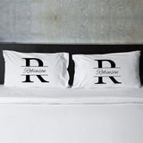 Personalized Couples Pillow Case Set - 9 Designs