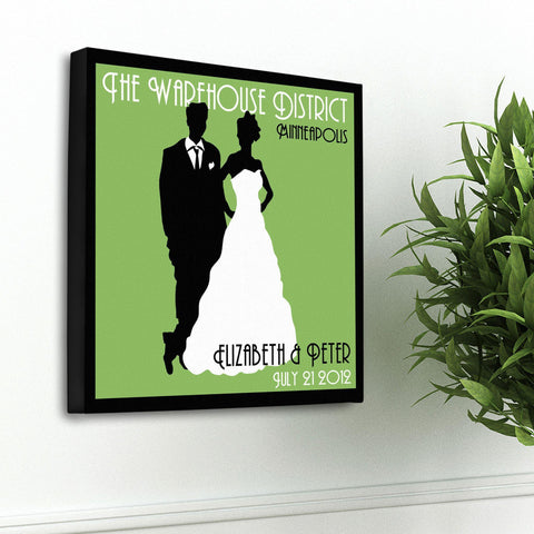 Personalized Couples Studio Canvas Sign