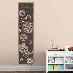 Personalized Growth Chart - Height Chart - Girls - Gifts for Kids