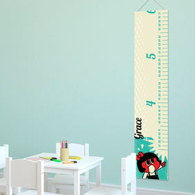 Personalized Growth Chart - Height Chart - Girls - Gifts for Kids