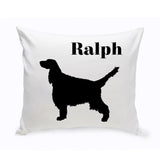 Personalized Throw Pillow - Dog Silhouette - Personalized Dog Gifts