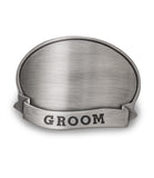 Personalized Can Cooler with Pewter Medallion - All