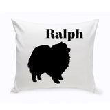 Personalized Throw Pillow - Dog Silhouette - Personalized Dog Gifts