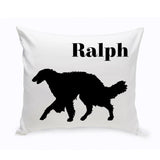 Personalized Throw Pillow - Dog Silhouette - Personalized Dog Gifts