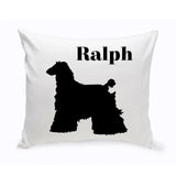 Personalized Throw Pillow - Dog Silhouette - Personalized Dog Gifts