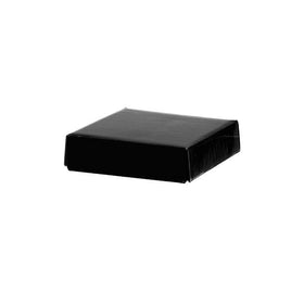 Posy Lid Mini Gloss Black (14x14x3.5cmH)-Gift Box
