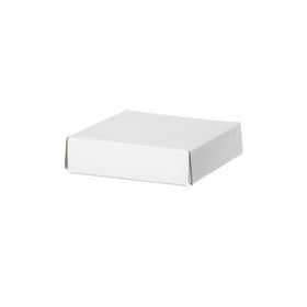Posy Lid Mini Gloss White (14x14x3.5cmH)-Gift Box