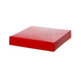 Posy Lid Mini Gloss Red (14x14x3.5cmH)-Gift Box