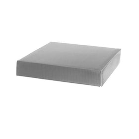 Posy Lid Mini Gloss Silver (14x14x3.5cmH)-Gift Box