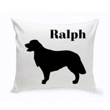 Personalized Throw Pillow - Dog Silhouette - Personalized Dog Gifts