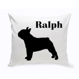 Personalized Throw Pillow - Dog Silhouette - Personalized Dog Gifts