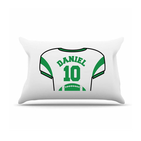 Personalized Kids Jersey Pillow Case