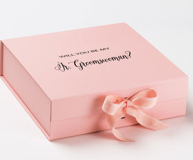 Will You Be My Jr Groomswoman? Proposal Box Pink - No Border