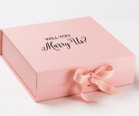 Will You Marry Us?? Proposal Box Pink - No Border