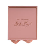 Will You Be My Best man? Proposal Box Pink -  Border